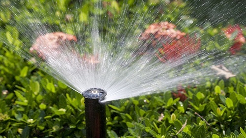 watering a soil garden consumes much more water