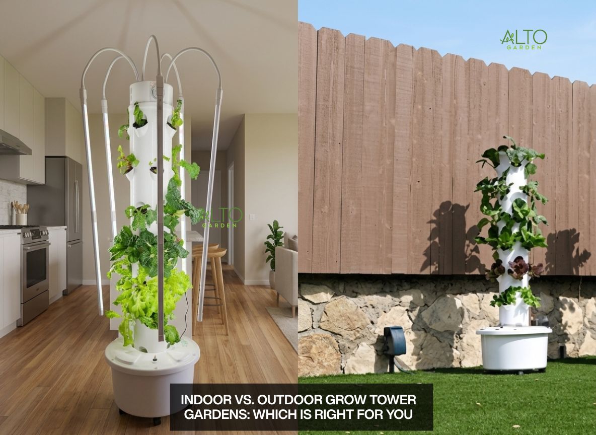Indoor vs Outdoor Grow Tower Gardens