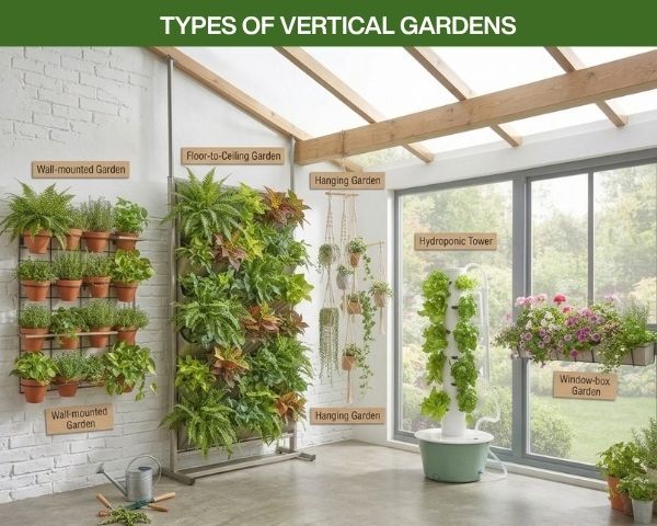 Types of Vertical Garden